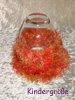 Schaltuch orange meliert